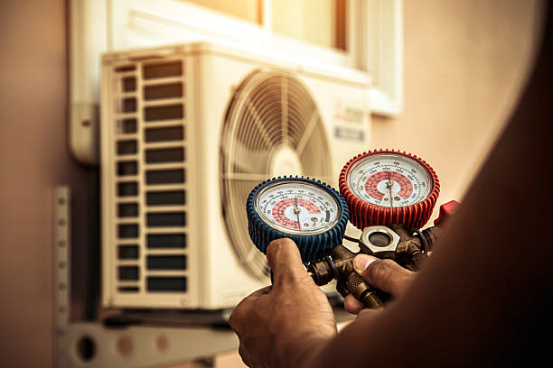 Professional Hvac technician working in Walton, WV